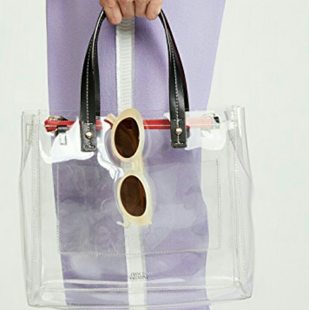 NEW Frances Valentine clear Henry sachel